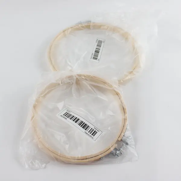 Lot of 4 Embroidery Hoops 2x12in 2x5in Cross Stitch Sewing Frames
