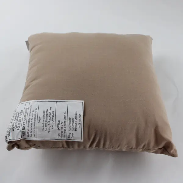 the Trimmerry Merry Christmas Love Always Brown Decorative Pillow 9x9
