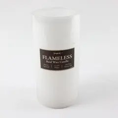 Enjoy Flameless Real Wax LED Pillar Candle 3x6