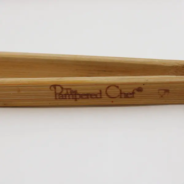 Lot of 5 Pairs Mixed Brand Wooden Tongs Cuisinart Pampered Chef Unbranded