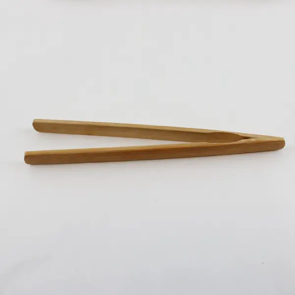 Lot of 5 Pairs Mixed Brand Wooden Tongs Cuisinart Pampered Chef Unbranded