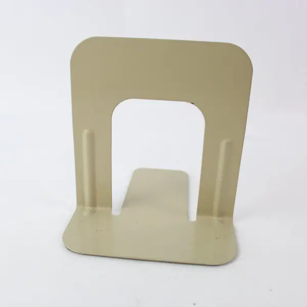Lot of 6  Metal Non-Skid Bookends Book Supports