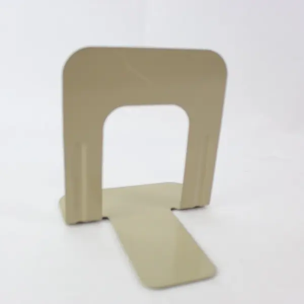 Lot of 6  Metal Non-Skid Bookends Book Supports