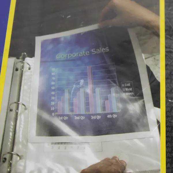 HQAdvance 50 Clear Sheet Protectors for Binders Office School