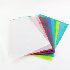 Lot of 13 Assorted Color Letter Size File Covers