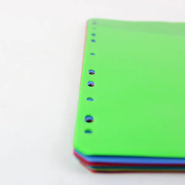 Lot of 8 Pocket Tabbed Binder Dividers Assorted Colors