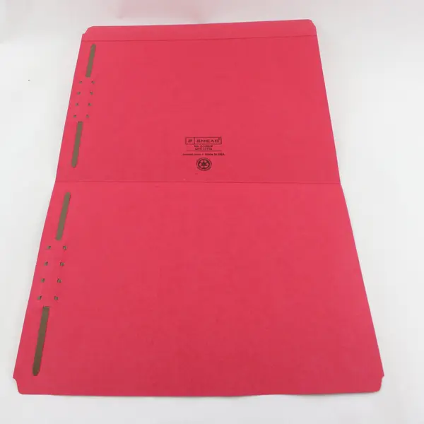 Lot of 13 Smead Fastener File Folders  12 Red & 1 Purple