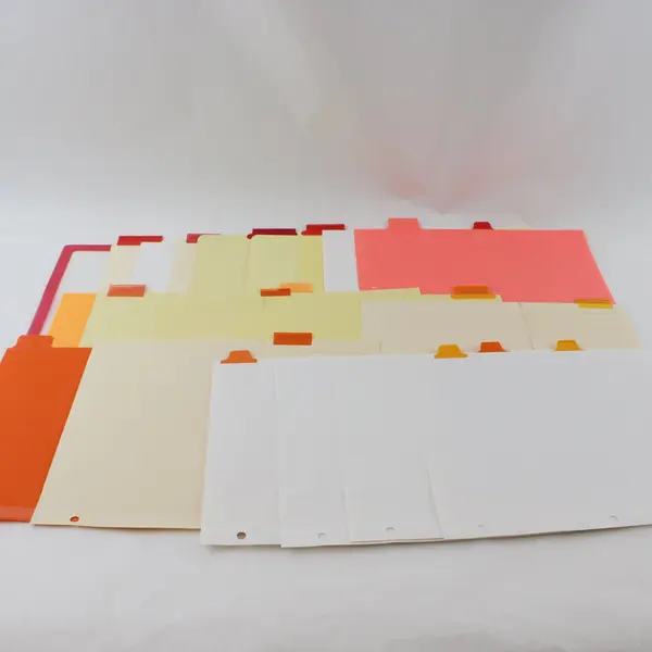 Assorted Manila & Plastic Binder Dividers School Office File Tabs