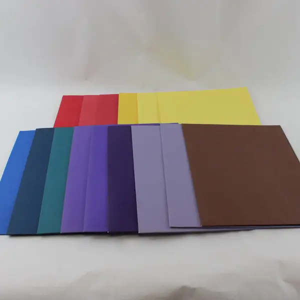 Lot of 15 Oxford 2 Pocket Cardstock Folders Letter Size