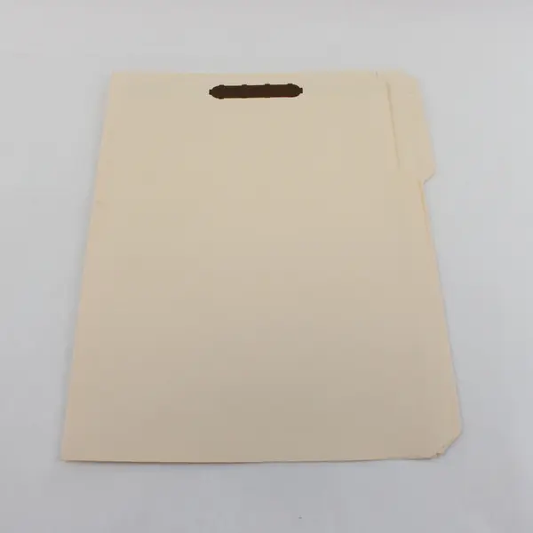 Lot of 16 Manila File Folders w/ Fasteners