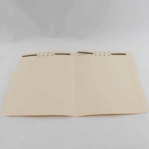 Lot of 16 Manila File Folders w/ Fasteners