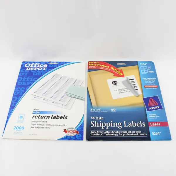 Mixed Lot Blank Business Labels Avery Office Depot New Open Box