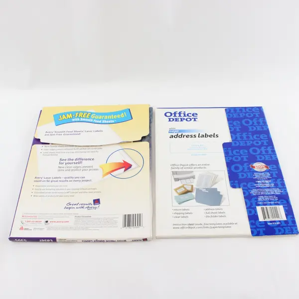 Mixed Lot Blank Business Labels Avery Office Depot New Open Box
