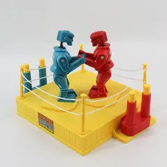 2001 Mattel Rock 'Em Sock 'Em Robots Boxing Ring Game 