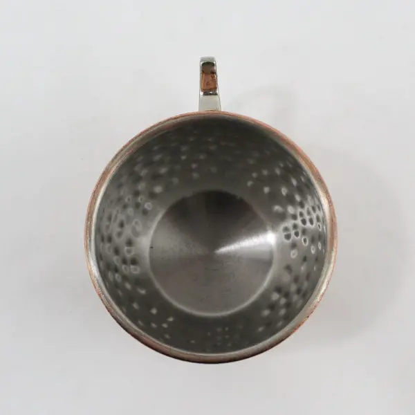 Arcoroc Copper-Plated Moscow Mule Mug Hammered Brass Handle
