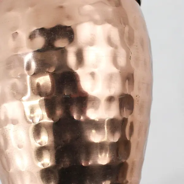 Hammered Copper Tumbler Cup 5.75in Textured Finish Drinkware