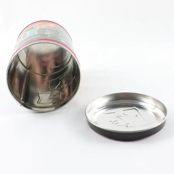 Tea Themed Decorative Cookie Tin Storage Canister Collectible