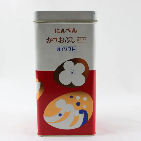 Vintage Ninben Japanese Katsuobushi Dashi Rectangular Advertising Tin