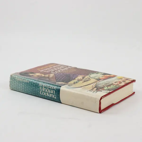 Vintage 1973 Hardcover Cookbook An Invitation to Indian Cooking Jaffrey DJ