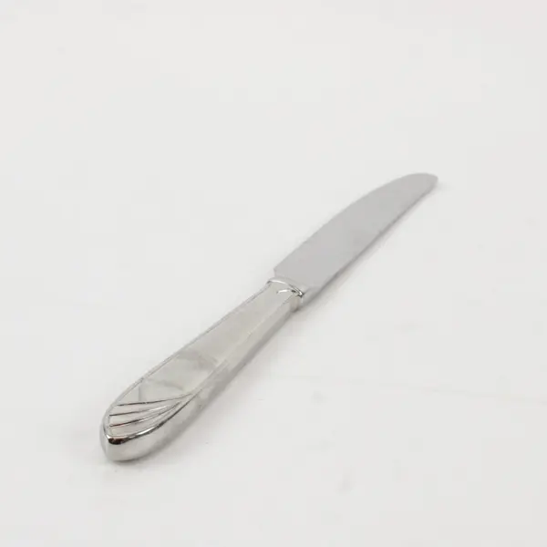 Lot of 2 Mikasa Cathedral Stainless Steel Dinner Knives, 9 1/4" long