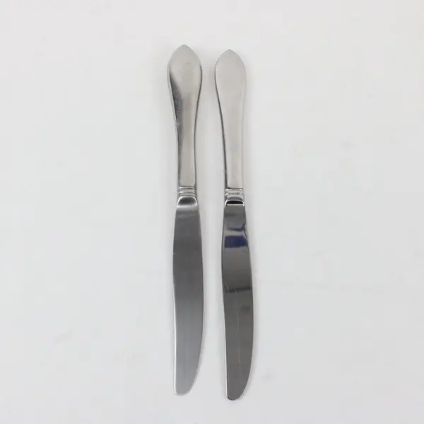 Lot of 2 Reed & Barton Stainless Steel 9" Dinner Knives Made in Korea