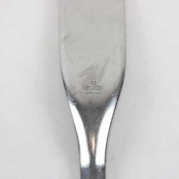 Lot of 2 WMF Form Stainless Steel 6 3/8" Flat Handle Butter Spreaders
