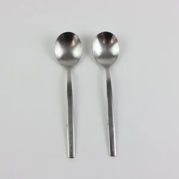 Lot of 2 WMF Flatware L'Esprit Stainless Steel Teaspoons 6 1/8"