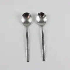Lot of 2 WMF Flatware L'Esprit Stainless Steel Teaspoons 6 1/8"