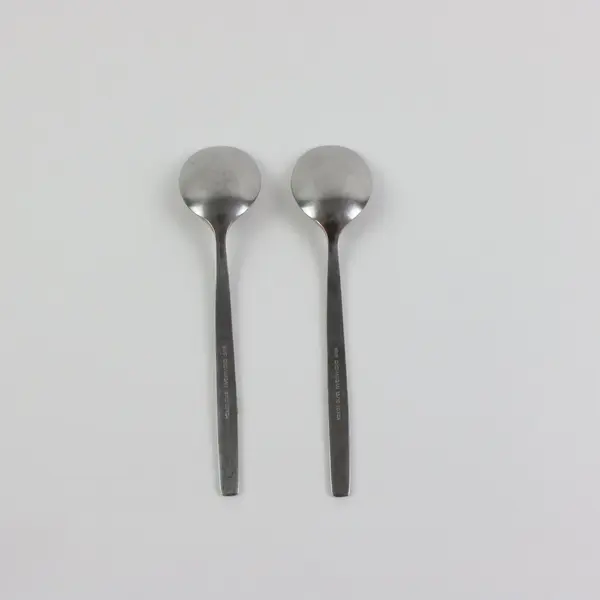 Lot of 2 WMF Flatware L'Esprit Stainless Steel Teaspoons 6 1/8"