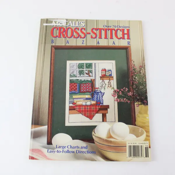 McCall's Cross-Stitch Bazaar Design Idea Series Vol 36 1989 Good