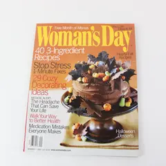 VTG Woman's Day Magazine November 2003 40 3-Ingredient Recipes Good