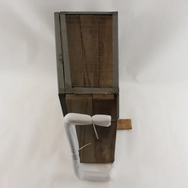 Wall Mounted Bar Basket Fold Down Shelf Space Saver Wood