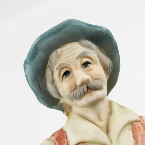 Vintage Porcelain Hunter Figurine 12"