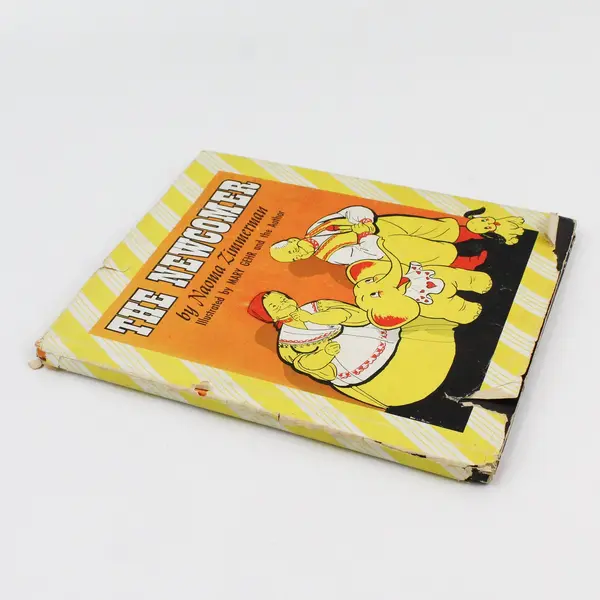 Vintage 1945 The Newcomer by Naoma Zimmerman Hardcover Picture Book Dust Jacket