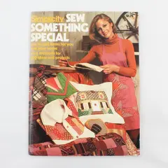 Vintage 1977 Simplicity Sew Something Special Paperback Book Good