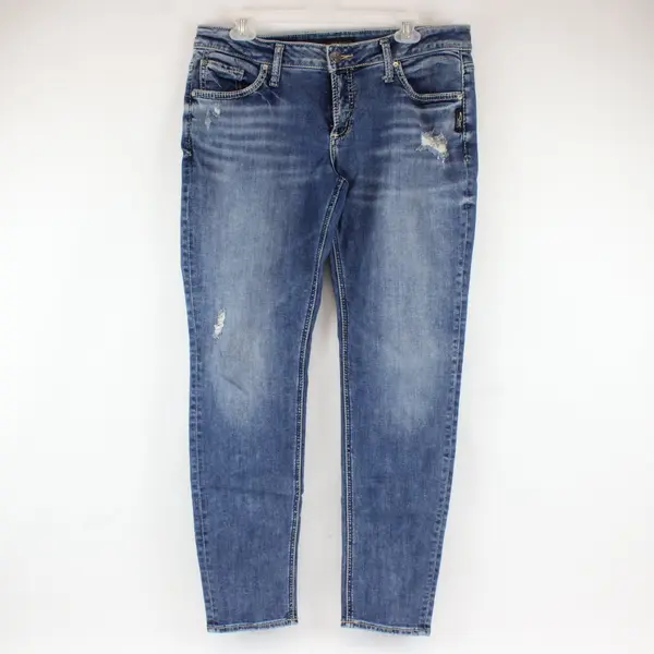 Silver Jeans Co Women's Boyfriend Jeans Size 31x29 Pre-Owned