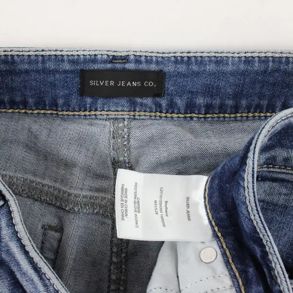 Silver Jeans Co Women's Boyfriend Jeans Size 31x29 Pre-Owned
