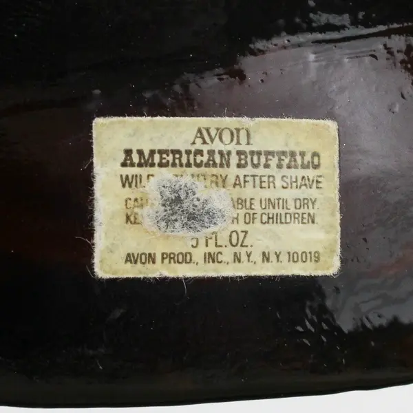 Avon American Buffalo Wild Country 3 FL OZ Empty After Shave Bottle