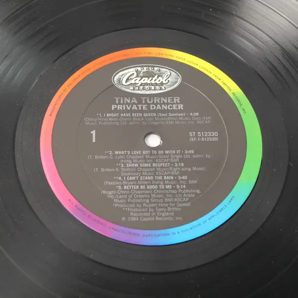 Tina Turner Private Dancer 12" Vinyl Record