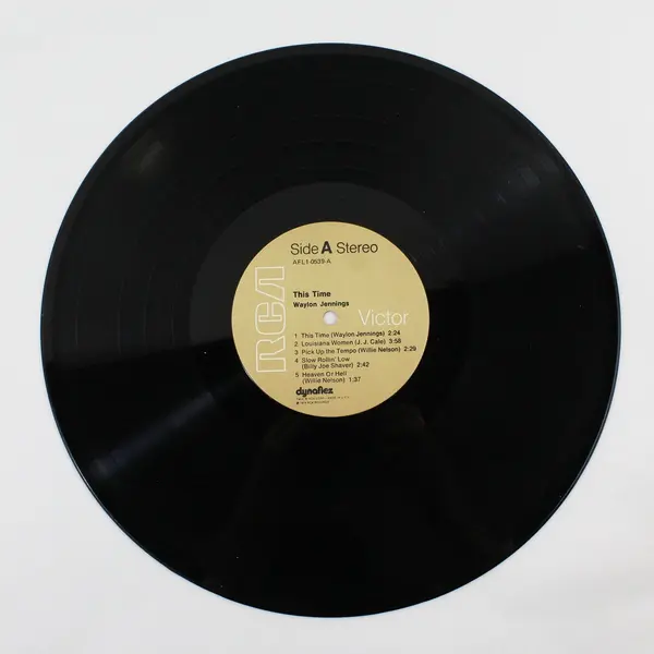 Waylon Jennings - This Time 12" Vinyl Record