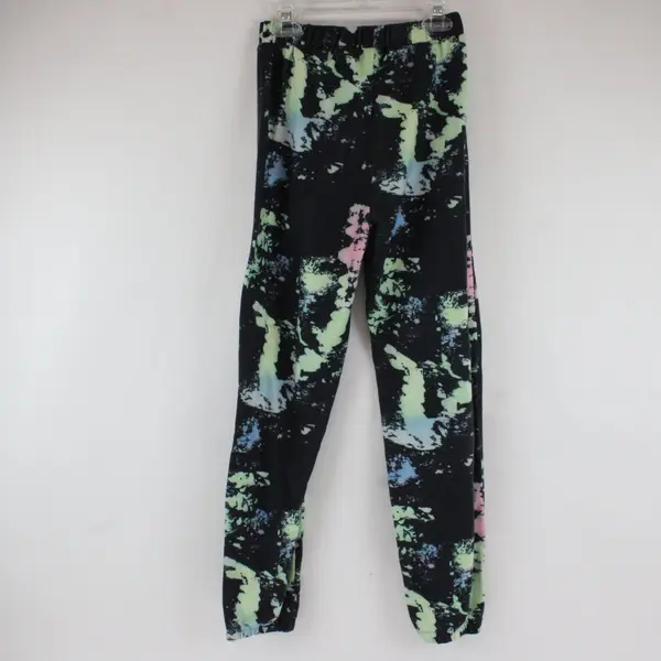 Youth Kid's Dark Gray/Multicolor Sweatpants, Polyester, Size 11-12Y