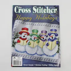 Vintage The Cross Stitcher Magazine Happy Holidays December 2003 Issue