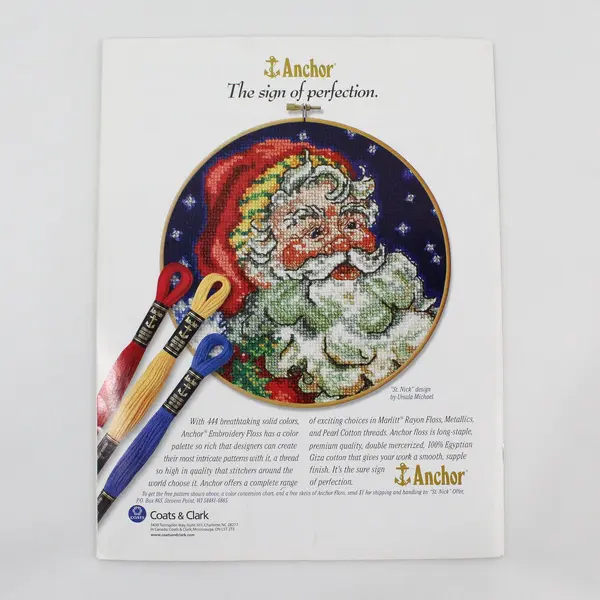 Vintage The Cross Stitcher Magazine Happy Holidays December 2003 Issue