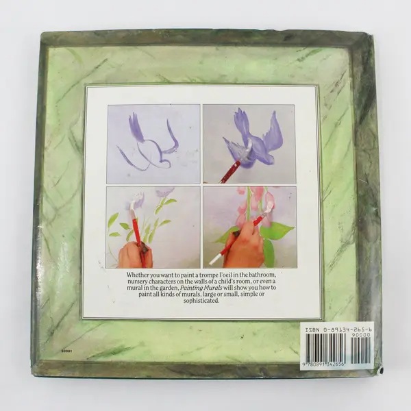 Painting Murals by Patricia Seligman Vintage 1988 Hardcover W/Dust Jacket 