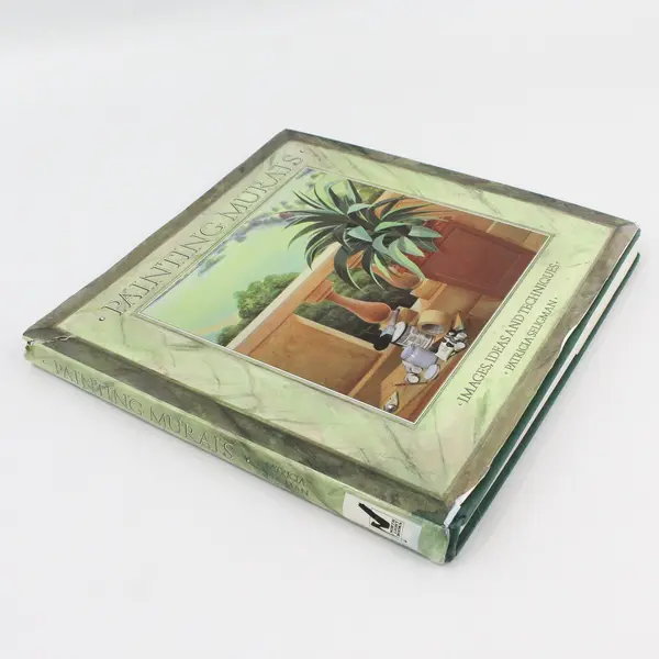 Painting Murals by Patricia Seligman Vintage 1988 Hardcover W/Dust Jacket 