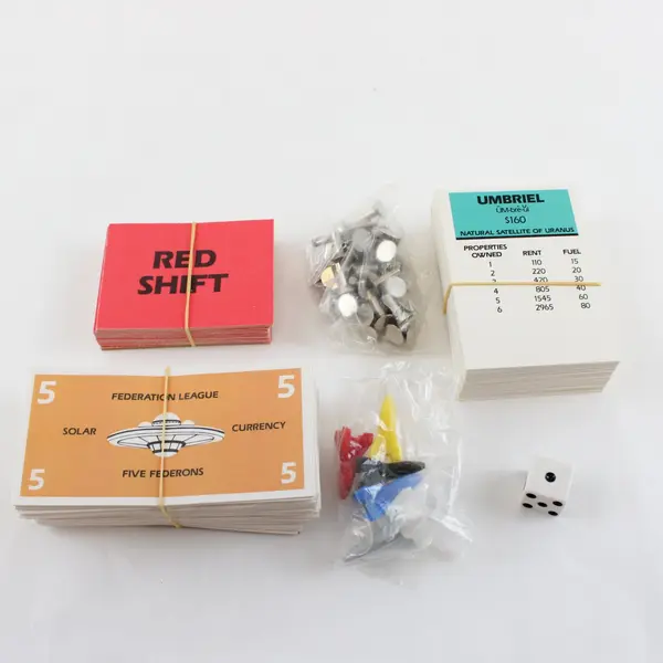 Solarquest 1986 Vintage Space-Age Real Estate Board Game 