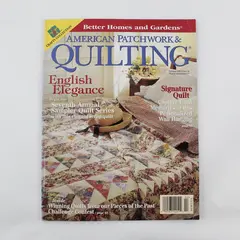 Vintage Better Homes & Gardens American Patchwork & Quilting Magazine Feb 1999
