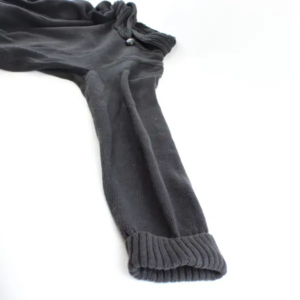 Jeanne Pierre Black Cowl Neck Sweater Women's Large