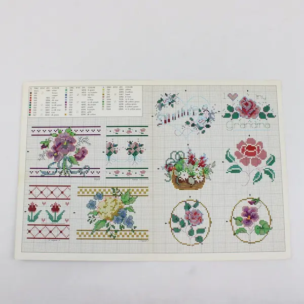 Lot of 3 Vintage Leisure Arts Alternative Styles Cross Stitch Patterns 1984-91
