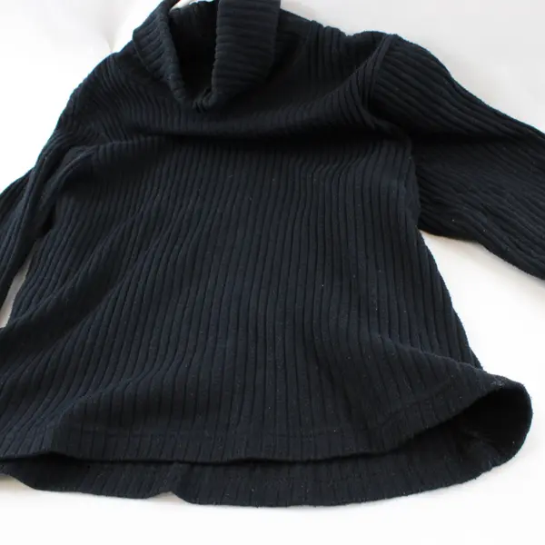Carolyn Taylor Black Turtleneck Pullover Sweater Womens Size XL